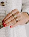 Crown Shadow Band - 18ky Gold + Colored Diamonds - KMJ Kate Maller Jewelry Jewelry - Bridal