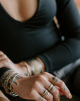 Organic Princess Band - 18k Gold + Reclaimed Diamonds - KMJ Kate Maller Jewelry Jewelry - Bridal