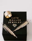 Decidedly Deco Earrings - 18k/22k Gold, Silver - KMJ Kate Maller Jewelry Jewelry - Earrings