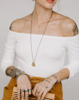 Golden Aspen Bauble Necklace - 18ky + VS Diamonds - KMJ Kate Maller Jewelry Jewelry - Necklaces