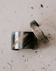 Asymmetrical Cuff - 22k Gold, Oxidized Silver + Reclaimed Diamonds - KMJ Kate Maller Jewelry Jewelry - Bracelets