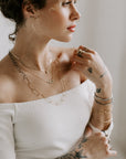 Breezy Chain Link Necklace - 18k Gold + Oxidized Silver - KMJ Kate Maller Jewelry Jewelry - Necklaces