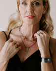 Lyrical Chain - 22ky, 18ky + Oxidized Silver - KMJ Kate Maller Jewelry Jewelry - Necklaces