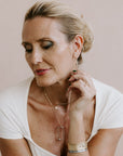 Terra Bar Necklace - 22k/18k Gold + Oxidized Silver - KMJ Kate Maller Jewelry Jewelry - Necklaces