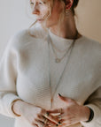 Golden Disc Ring - 18ky Gold + VS Diamonds - KMJ Kate Maller Jewelry Jewelry - Rings