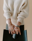 Oxidized Silver Horizon Cuff - KMJ Kate Maller Jewelry Jewelry - Bracelets
