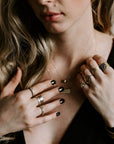 Mixed Illuminated Stacker - KMJ Kate Maller Jewelry Jewelry - Bridal