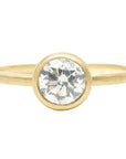 Legacy Diamond Ring - 18ky Gold + Moonfire Diamond - KMJ Kate Maller Jewelry Jewelry - Bridal