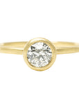 Legacy Diamond Ring - 18ky Gold + Old Euro Diamond - KMJ Kate Maller Jewelry Jewelry - Bridal