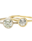 Legacy Diamond Ring - 18ky Gold + Old Euro Diamond - KMJ Kate Maller Jewelry Jewelry - Bridal