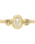 Oval Moonfire Diamond Ring - 18ky + Diamonds - KMJ Kate Maller Jewelry Jewelry - Bridal