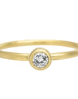 Shine On Diamond Ring - 18ky Gold + VS Reclaimed Diamonds 3.5mm