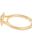 Round Diamond Channel Halo Ring - 18ky Gold + VS Diamonds - KMJ Kate Maller Jewelry Jewelry - Rings