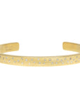 Narrow Scattered Diamond Cuff - 18ky Gold + VS Diamonds