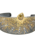 OOAK Sun Rays Cuff - 22k/18k Gold, Silver + Diamonds