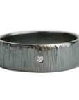 Men's Silver Aspen Diamond Band - KMJ Kate Maller Jewelry Jewelry - Mens