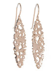 Shadow Ellipse Earrings - 14k Rose Gold - KMJ Made By Branch Jewelry - Earrings
