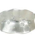 Ruffled Leaf Ring in Silver + Diamonds - KMJ Made By Branch Jewelry - Rings