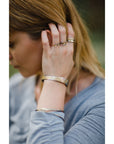 Crescent Band - 18ky Gold + Oxidized Silver - KMJ Kate Maller Jewelry Jewelry - Bridal