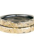 Crescent Band - 18ky Gold + Oxidized Silver - KMJ Kate Maller Jewelry Jewelry - Bridal