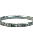 Aspen Stackers - Oxidized Silver + Reclaimed Diamonds - KMJ Kate Maller Jewelry Jewelry - Bridal