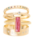 Slice Diamond Band - 18ky Gold + Reclaimed Diamonds - KMJ Kate Maller Jewelry Jewelry - Bridal