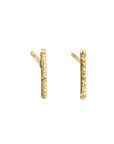 Gold Bar Studs - 18ky Gold