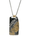 Boulder Diamond Necklace - 22k/18k Gold, Oxidized Silver + Reclaimed Diamonds