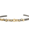 In Bloom Stacking Skinny Cuff - 22k Gold Dust, 18k Gold, Oxidized Silver + Reclaimed Diamonds - KMJ Kate Maller Jewelry Jewelry - Bracelets