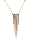 The Decidedly Deco Necklace - 22ky, 18ky + Oxidized Silver - KMJ Kate Maller Jewelry Jewelry - Necklaces