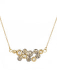 In Bloom Necklace - 22k Gold dust, 18k/14k Gold, Oxidized Silver + Reclaimed Diamonds - KMJ Kate Maller Jewelry Jewelry - Necklaces
