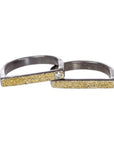 Slice Stacking Rings - 22k/18k Gold, Oxidized Silver + Reclaimed Brilliant Diamonds - KMJ Kate Maller Jewelry Jewelry - Bridal