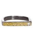 Slice Stacking Rings - 22k/18k Gold, Oxidized Silver + Reclaimed Brilliant Diamonds - KMJ Kate Maller Jewelry Jewelry - Bridal