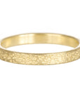 Sand Texture Band - 18ky Gold, 18kpw Gold - KMJ Kate Maller Jewelry Jewelry - Bridal