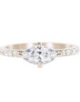 Mia Marquis Ring - 18kw + Diamonds - KMJ Joe Floro Jewelry - Rings