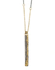 Ravine Necklace - 22k/18k Gold + Oxidized Silver - KMJ Kate Maller Jewelry Jewelry - Necklaces