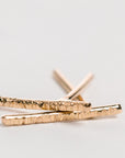 Gold Bar Studs - 18ky Gold