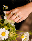 Organic Princess Band - 18k Gold + Reclaimed Diamonds - KMJ Kate Maller Jewelry Jewelry - Bridal