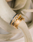 Organic Princess Band - 18k Gold + Reclaimed Diamonds - KMJ Kate Maller Jewelry Jewelry - Bridal
