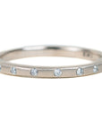 Contemporary Diamond Stacker - 18ky Gold, 14kpw Gold + VS Diamonds - KMJ Kate Maller Jewelry Jewelry - Bridal