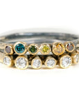 Organic Princess Band - 18k Gold + Reclaimed Diamonds - KMJ Kate Maller Jewelry Jewelry - Bridal