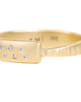 Luxe Aspen Band - 18ky Gold + Reclaimed Diamonds