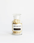 Apothecary Match Bottle, Long Matches - KMJ Brooklyn Studio Gifts - Candle