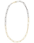 18k Black + Gold Luxe Chain Necklace - 18ky + Oxidized Silver - KMJ Kate Maller Jewelry Jewelry - Necklaces