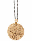 Pollen Bronze Sterling Silver Necklace - KMJ Julie Cohn Design Jewelry - Necklaces