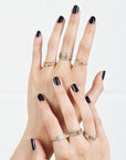 Serpent Solitaire Diamond Ring - 14k Gold - KMJ Sarah Swell Jewelry Jewelry - Rings