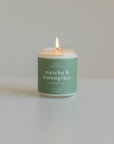 Matcha + Lemongrass - 8 oz Hand-Poured Soy Candle