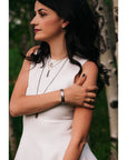 Turning Aspen Studs - 18k gold, Oxidized Silver + Reclaimed Diamonds - KMJ Kate Maller Jewelry Jewelry - Earrings