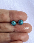 Turquoise Studs - KMJ Claire Sommers Buck Jewelry - Earrings