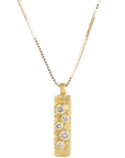 Golden Aspen Bauble Necklace - 18ky + VS Diamonds